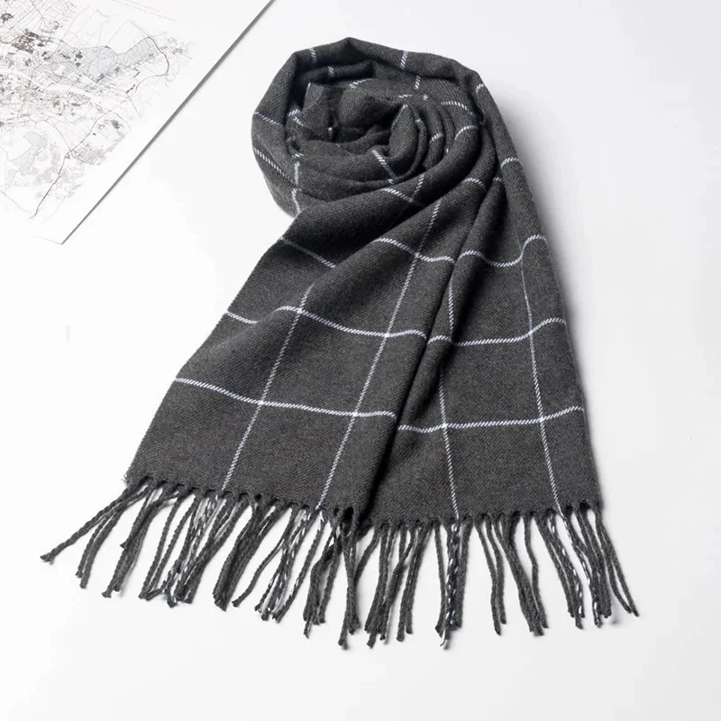 Écharpe en cachemire pour homm - Wool Scarf Men avis et prix