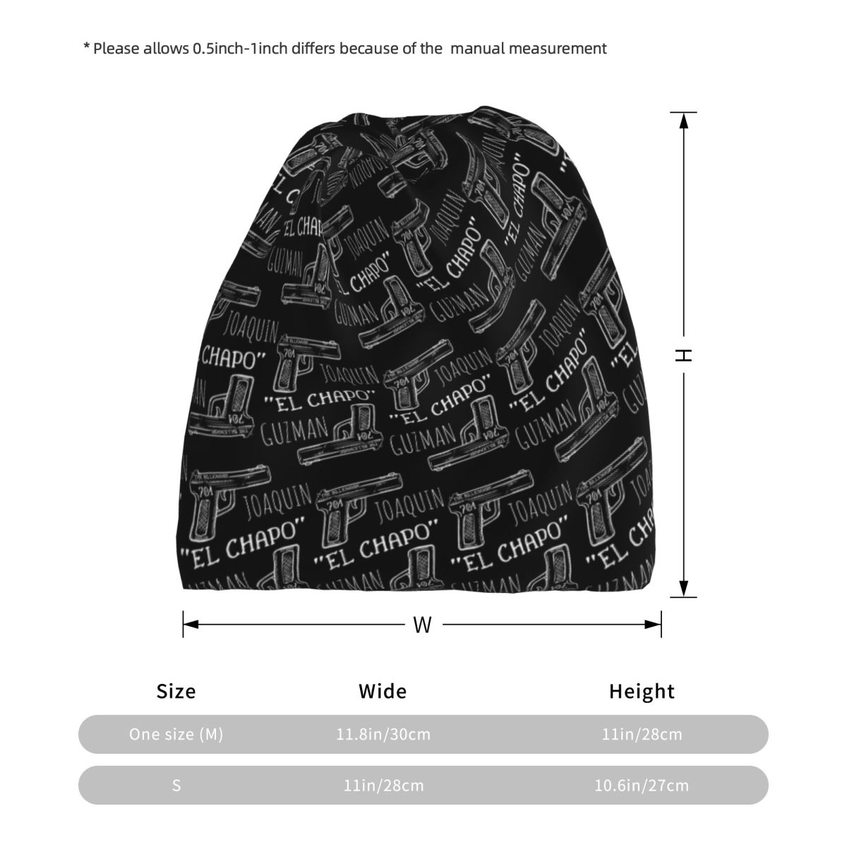 Joaquin El Chapo Guzman Narcos - Knit Beanie Hat Warm avis et prix